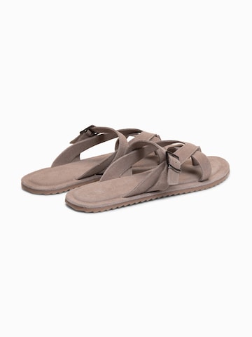 Ombre Pantolette‌‌‌ in Grau