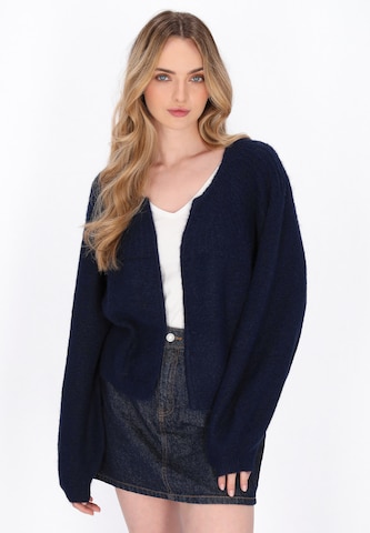 Cardigan DreiMaster Vintage en bleu : devant