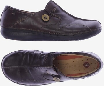 CLARKS Flats & Loafers in 39,5 in Brown: front
