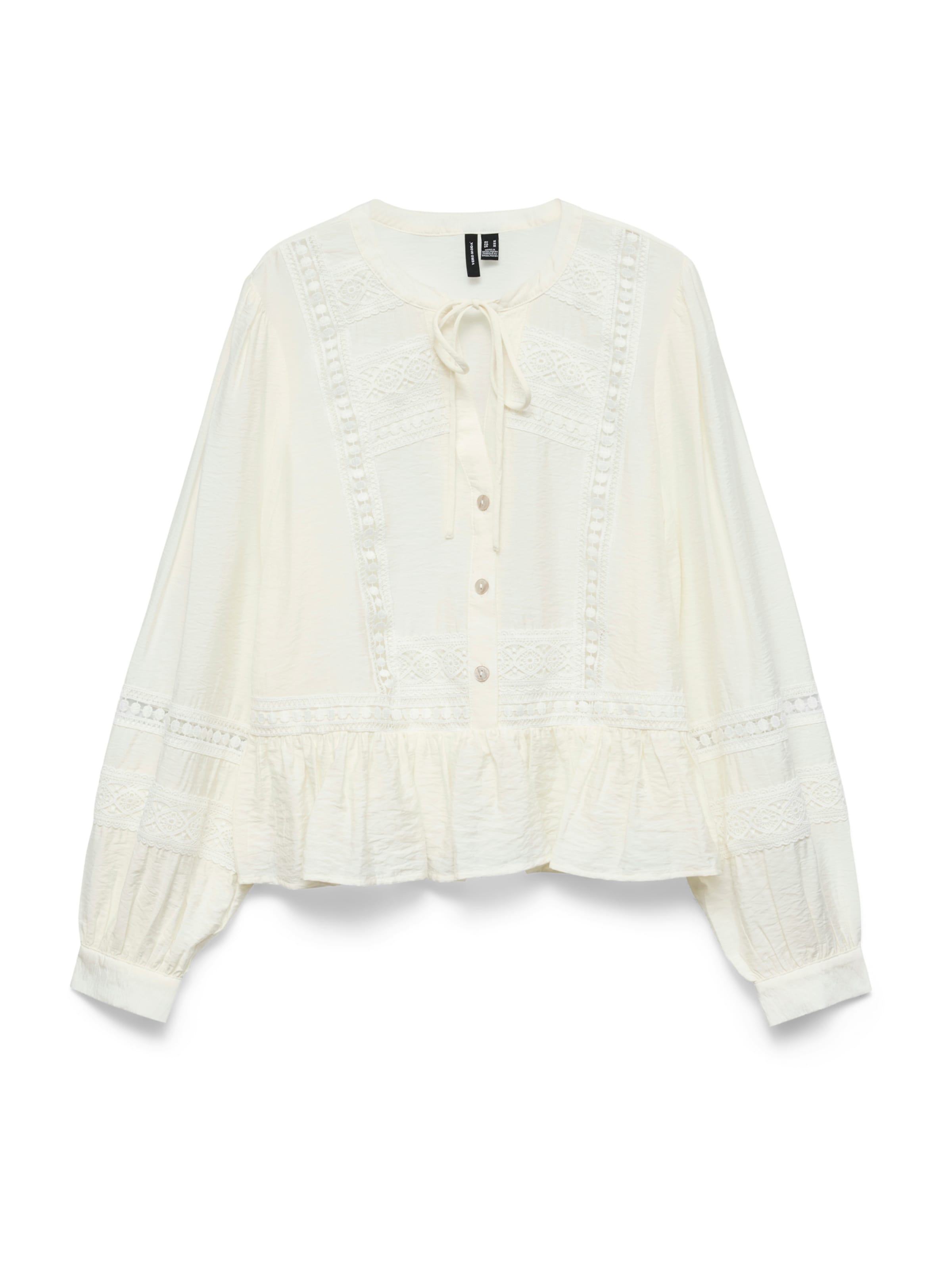 VERO MODA Chemisier en XS en blanc, Vue avec produit