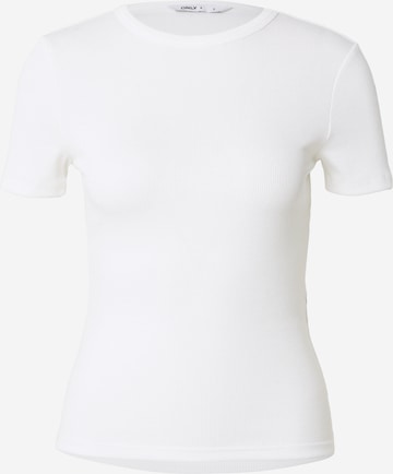 ONLY T-Shirt 'ONLJUNE' in Weiß: Vorderseite
