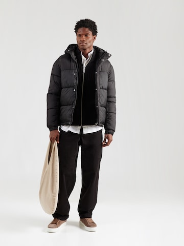 JACK & JONES Winter Jacket 'JCOUnion' in Black