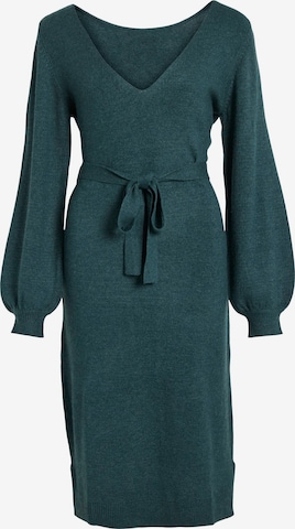 VILA Gebreide jurk 'RIL' in Groen: voorkant