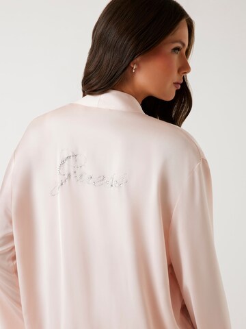 GUESS Long Bathrobe 'Lea' in Pink