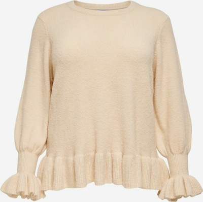 ONLY Carmakoma Strickpullover in beige, Produktansicht