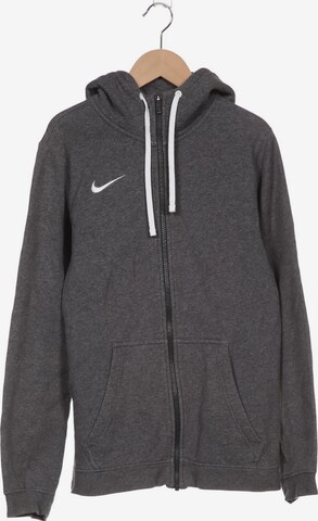 NIKE Sweatshirt & Zip-Up Hoodie in S in Grey: front
