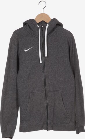 NIKE Kapuzenpullover S in Grau: predná strana