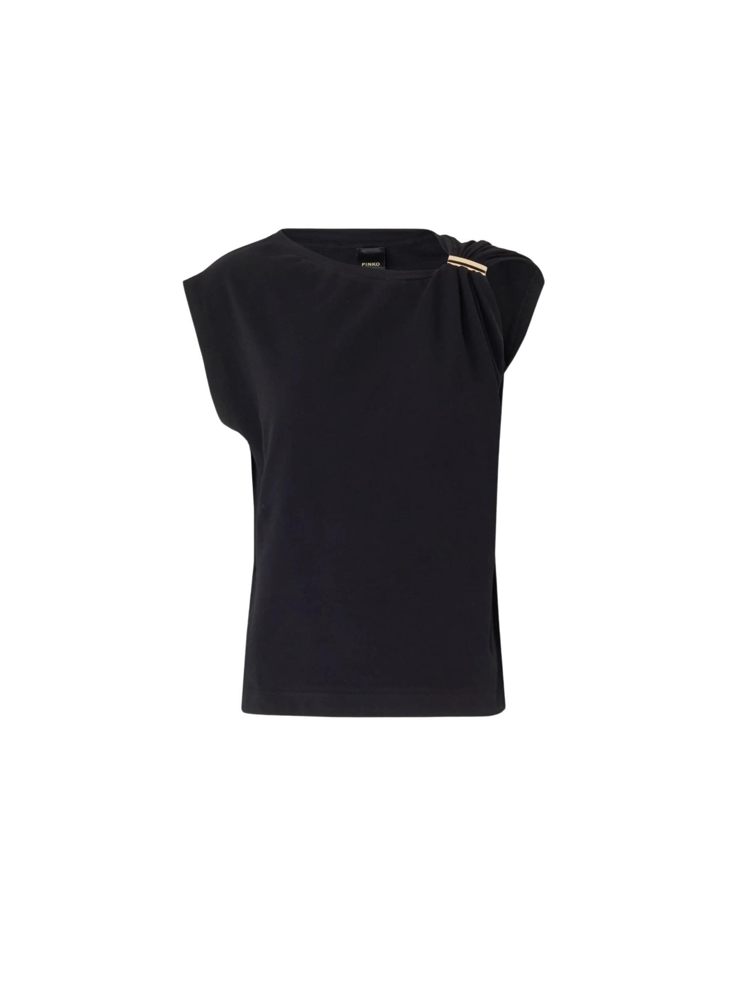 PINKO Koszulka 'PINKO MELODY MAGLIA' w kolorze czarny: przód