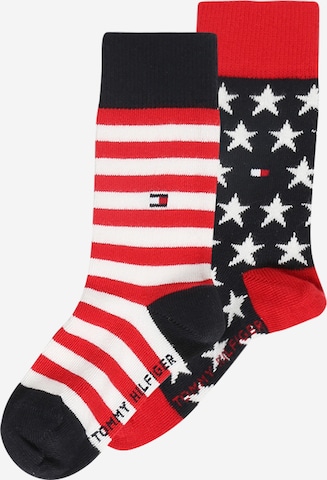 TOMMY HILFIGER Носки в Синий: спереди