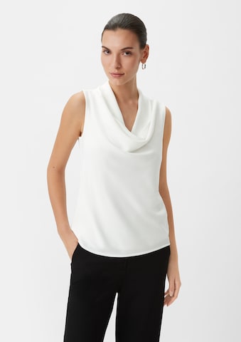 COMMA Bluse in Weiß: Vorderseite