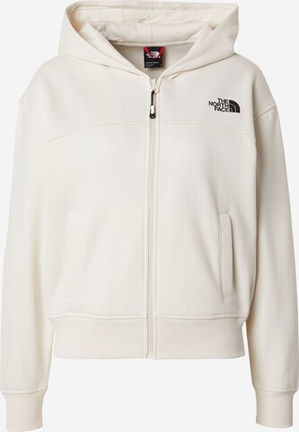 THE NORTH FACE Sweatjacke 'ESSENTIAL' in Weiß: predná strana