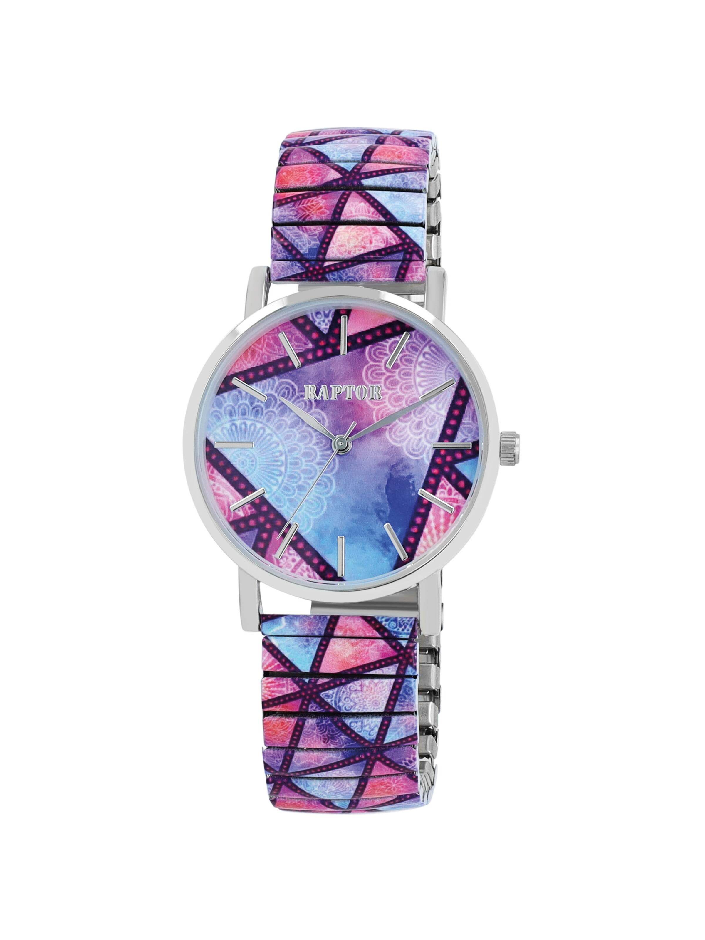 Raptor Analoguhr 'Colorful Edition'‌‌‌‌‌‌‌‌‌‌ in Lila: Vorderseite