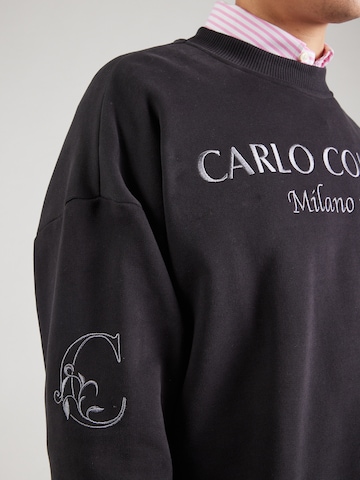 Carlo Colucci Sweatshirt in Schwarz