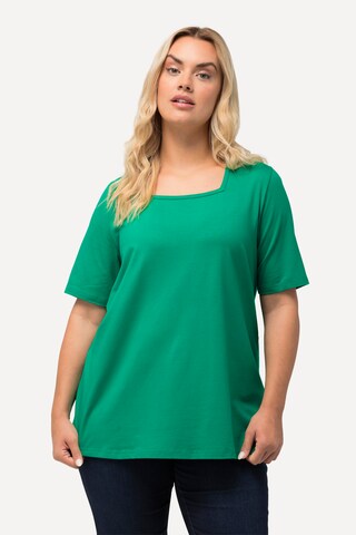 Ulla Popken Shirt in Groen: voorkant