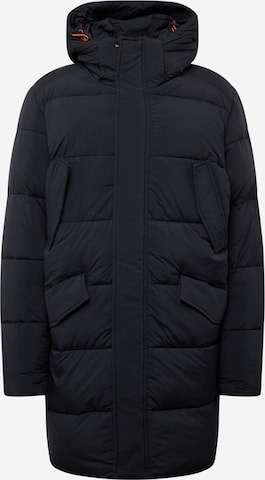 Manteau d’hiver 'Dianthus' SAVE THE DUCK en noir : devant