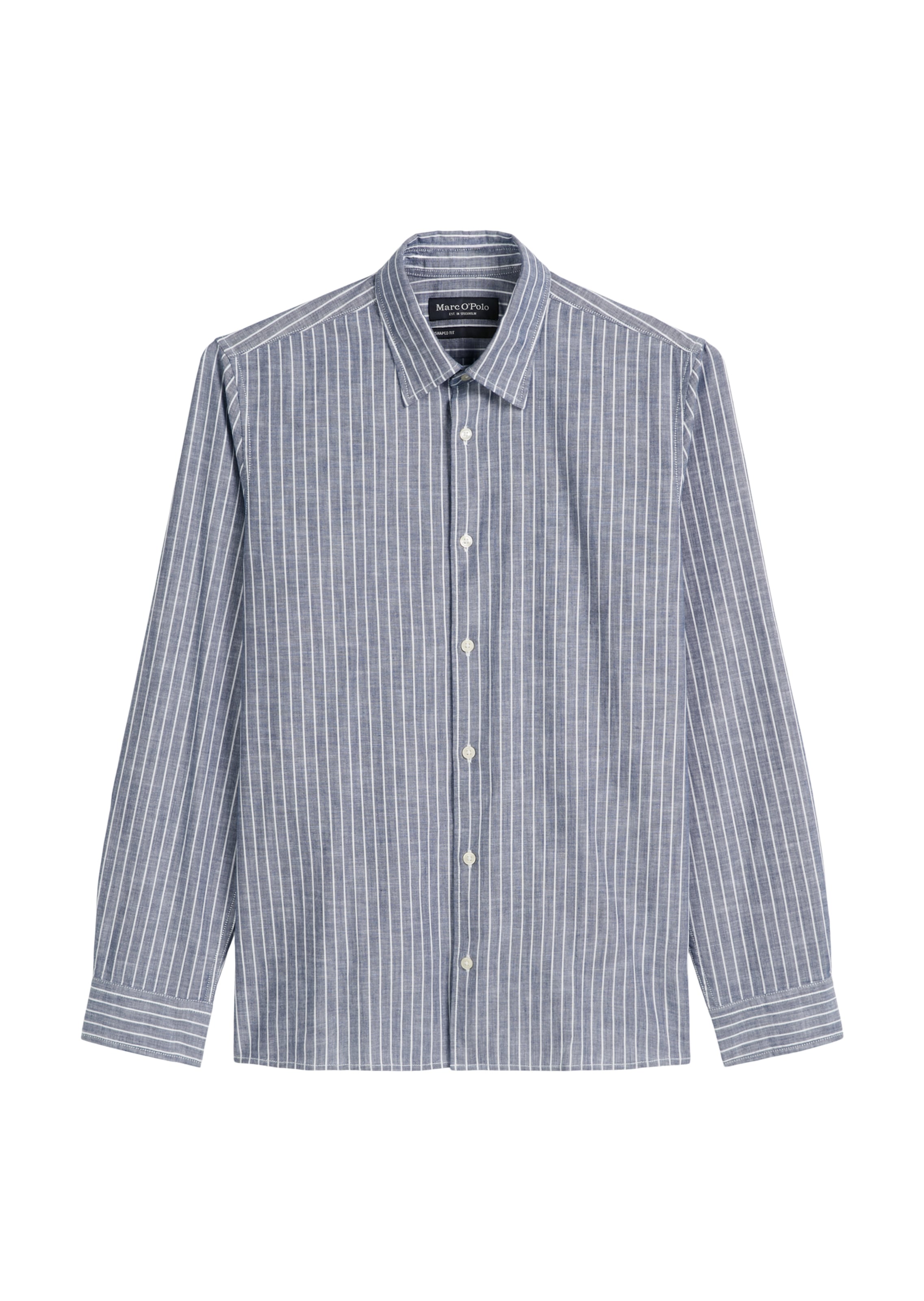 Marc O'Polo Regular fit Button Up Shirt in Blue: front