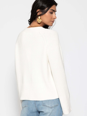 SASSYCLASSY Knit Cardigan in White