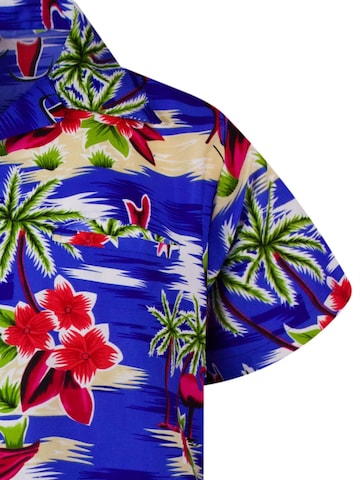 Maglietta 'Flamingos' di King Kameha in blu
