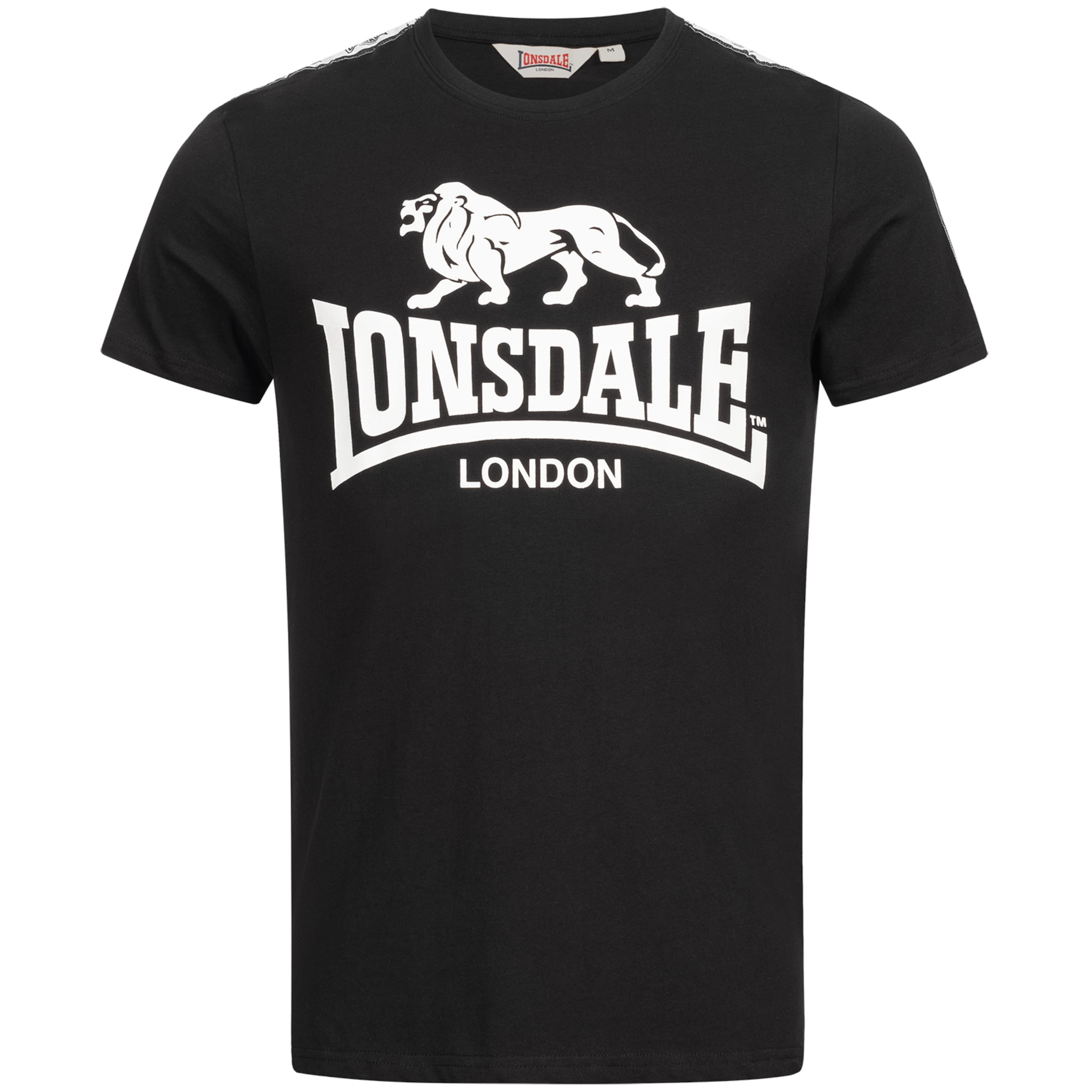 LONSDALE Shirt 'Sheviock' in Black: front