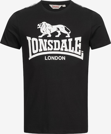 LONSDALE Shirt 'Sheviock' in Black: front