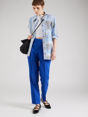 ESPRIT Normalny krój Spodnie w kant w kolorze niebieski