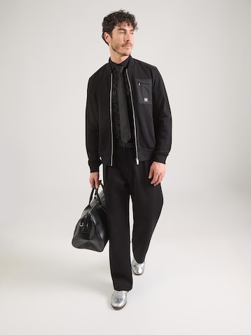 Karl Lagerfeld Tepláková bunda - Čierna