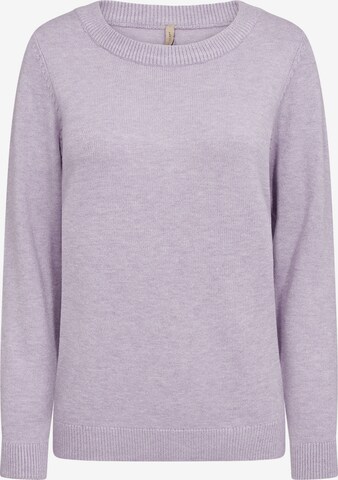 Soyaconcept Sweater 'BLISSA' in Purple: front