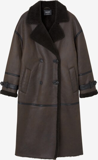 Pull&Bear Winter coat in Chocolate, Item view