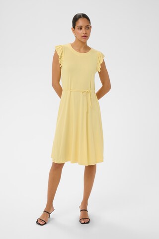 Robe 'KAbella' Kaffe en jaune