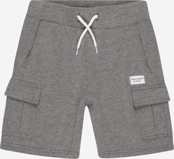 Abercrombie & Fitch Broek in Grijs: voorkant