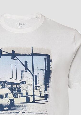 T-Shirt s.Oliver Men Big Sizes en blanc