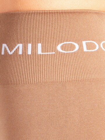 Smilodox Skinny Scrunch Leggings Azura Highwaist in Beige