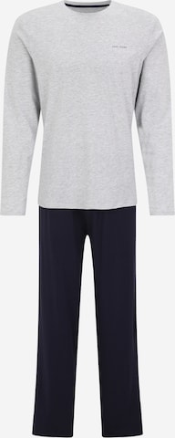 Pepe JeansDuga pidžama - siva boja: prednji dio