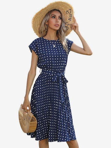 Yesfashion Kleid in Blau: Vorderseite