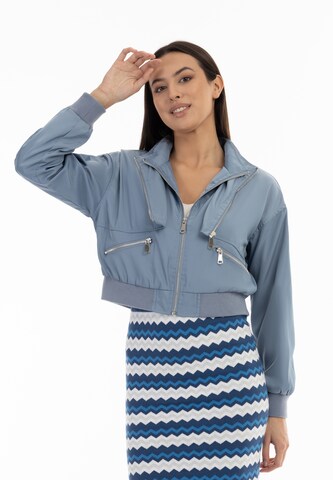 faina Between-season jacket in Blue: front