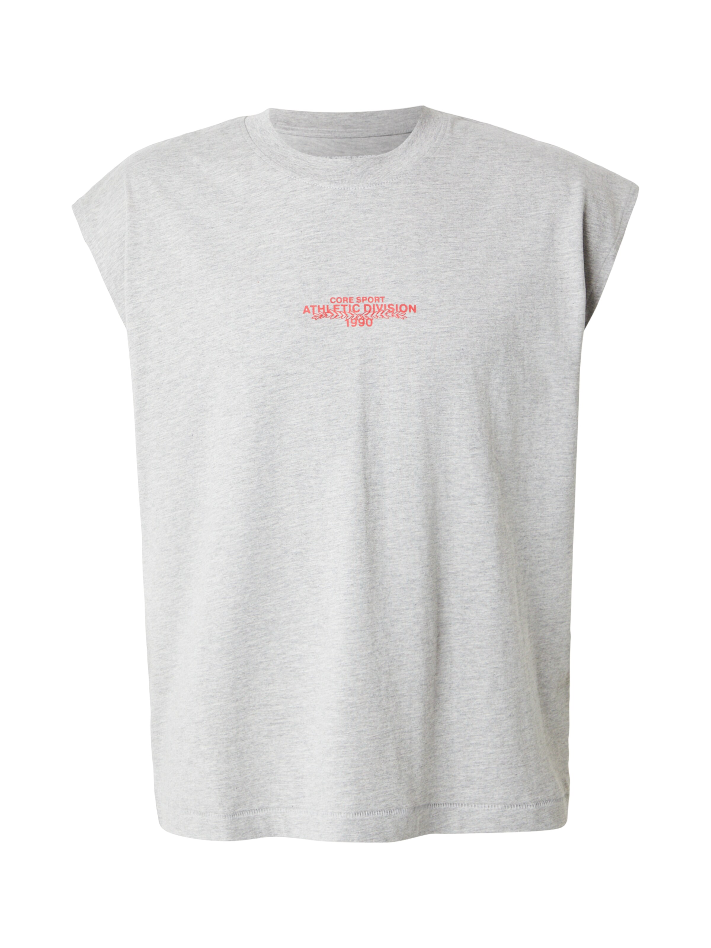 JACK & JONES Camisa 'JCOBREEZE' em cinzento claro / vermelho vivo, Vista do artigo