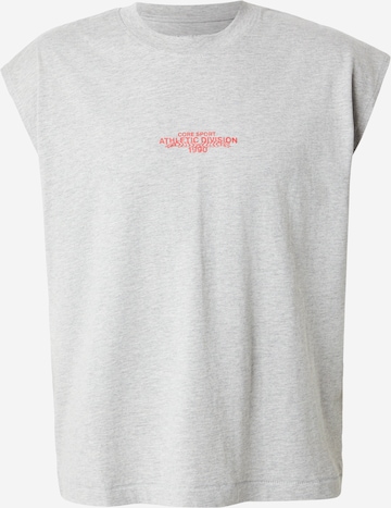 JACK & JONES Koszulka 'JCOBREEZE' w kolorze szary: przód