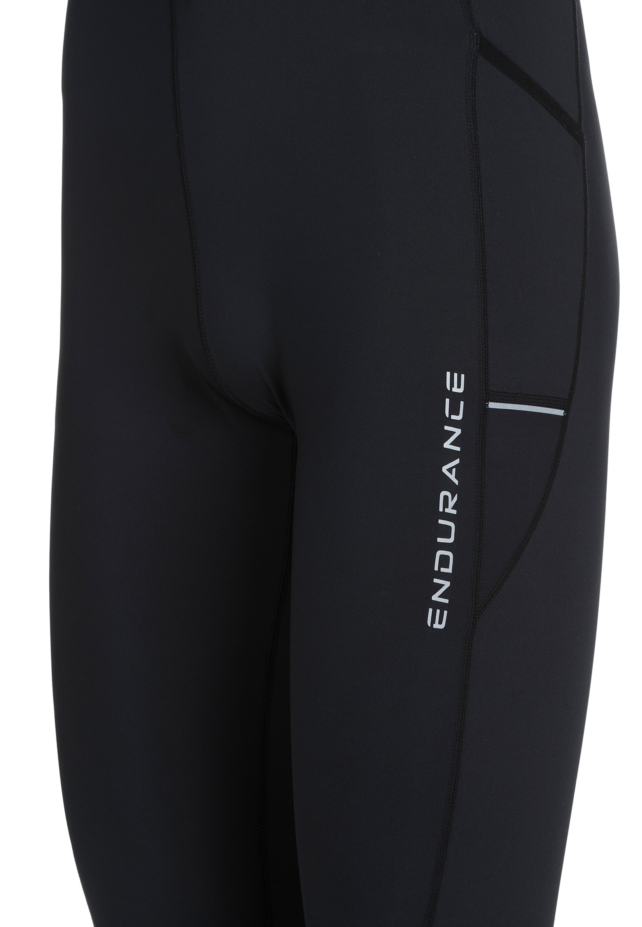 ENDURANCE Slim fit Sports trousers 'Energy V2' in Black