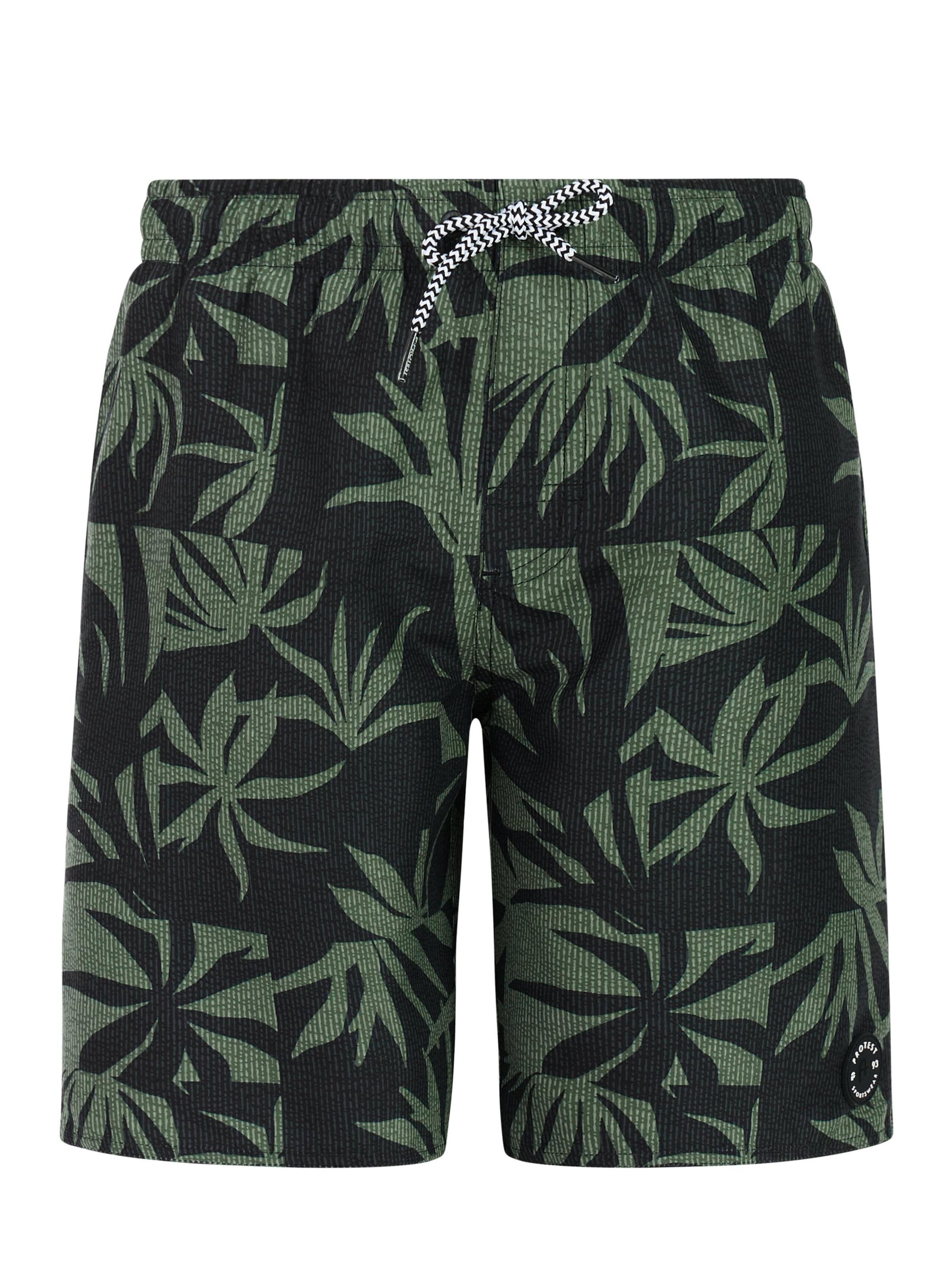 PROTEST Badeshorts 'PRTWilliam JR' in Schwarz: Vorderseite