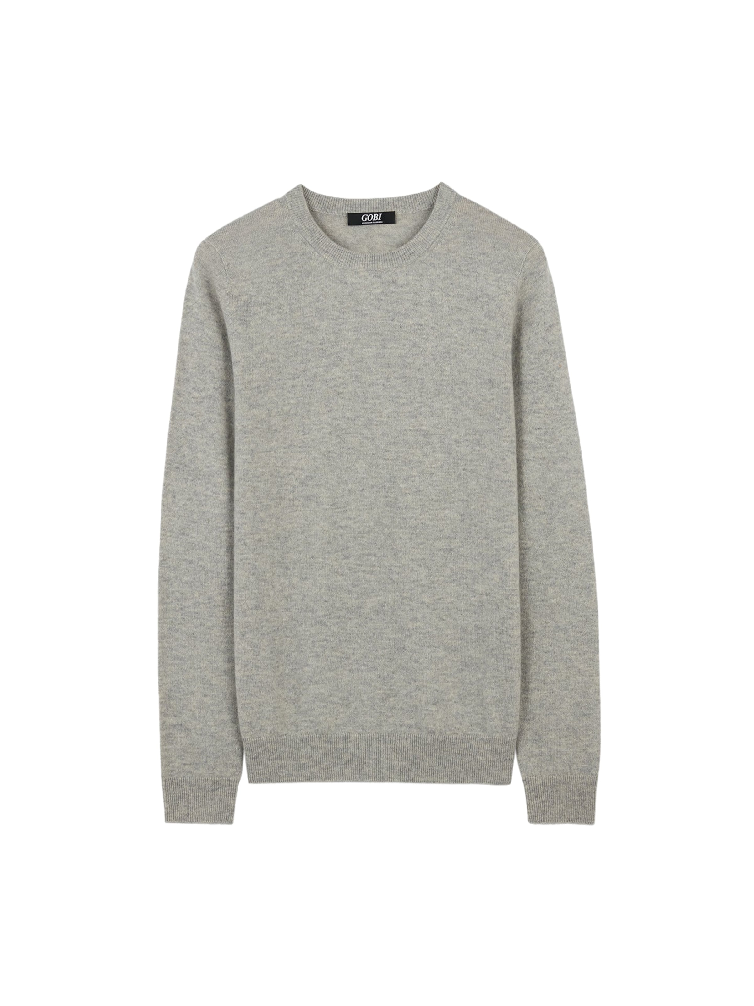 GOBI Cashmere Trui 'Women's Essential Cashmere Crewneck Sweater' in Blauw: voorkant