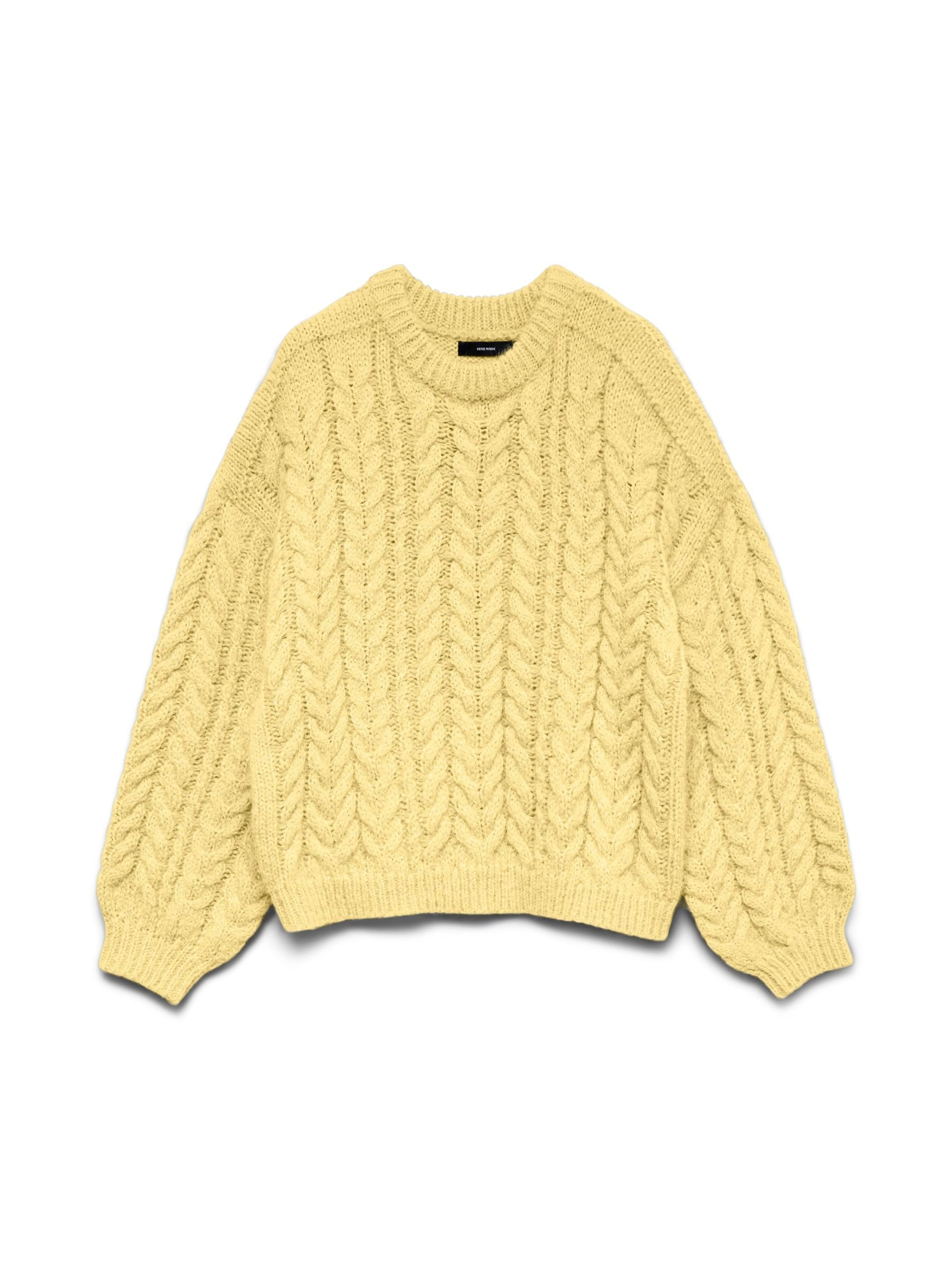 VERO MODA Sweater 'VMDream' in Yellow: front