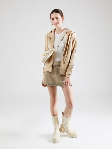 GUESS Bluza rozpinana w kolorze beżowy