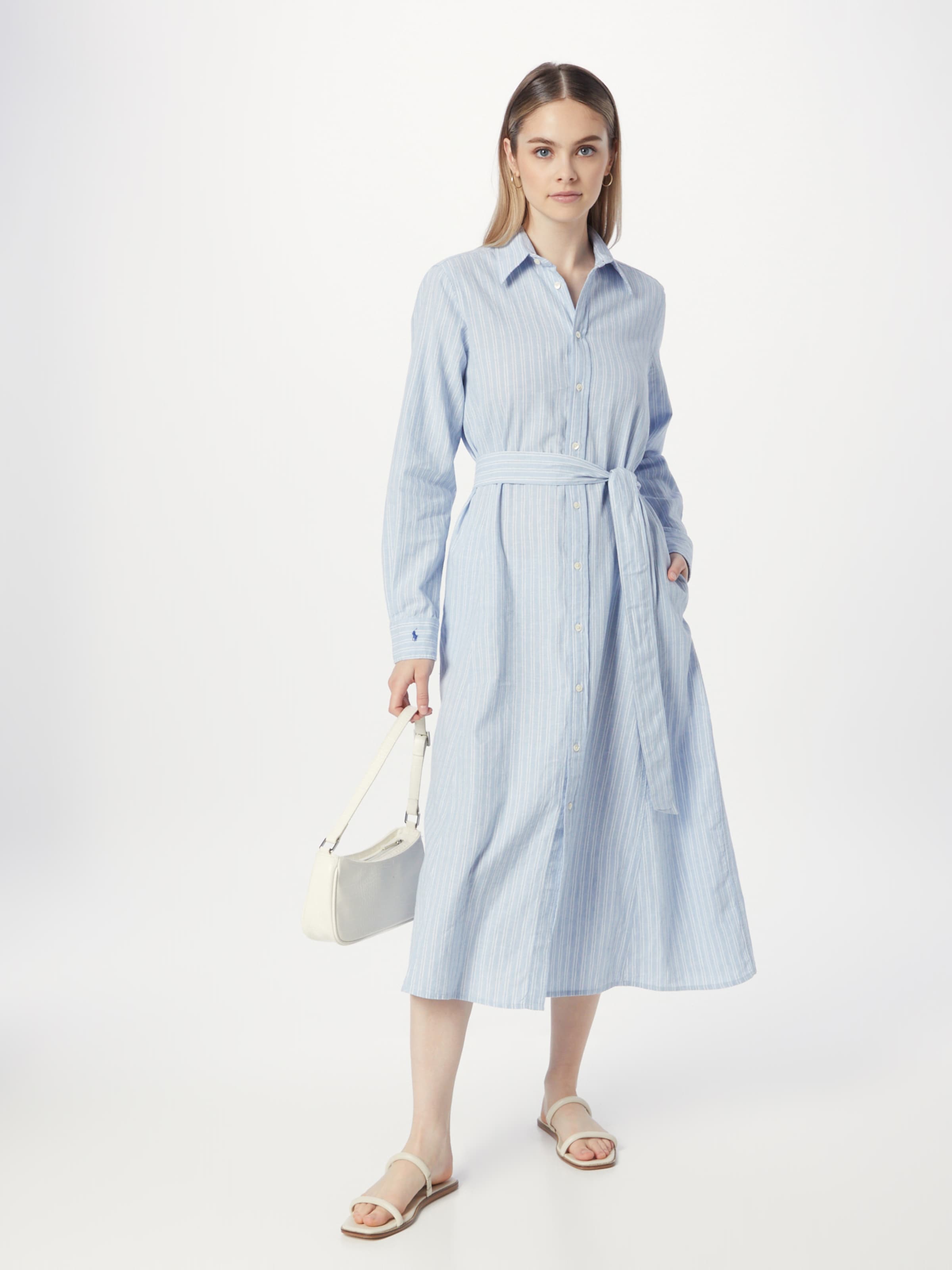 Polo Ralph Lauren Shirt dress in Light Blue ABOUT YOU