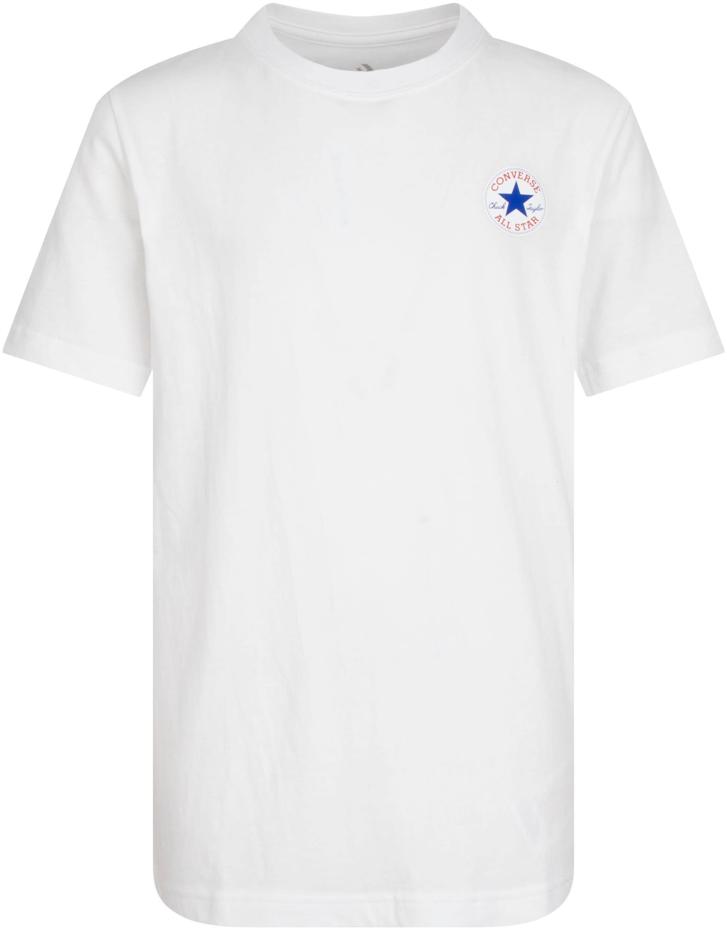 CONVERSE Tričko – bílá: přední strana