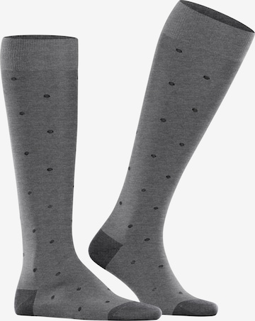 FALKE Knee High Socks 'Dot' in Grey: front