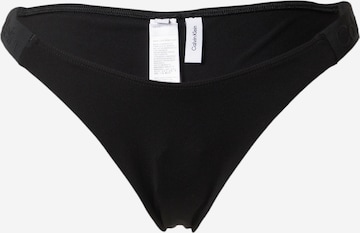 Calvin Klein Swimwear Bikini Bottoms in Black: front