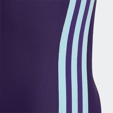 ADIDAS PERFORMANCE Αθλητικό μαγιό 'Athly V 3-Stripes' σε λιλά