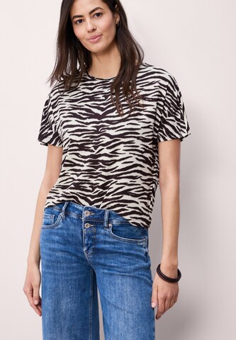 STREET ONE Shirt in Brown: front