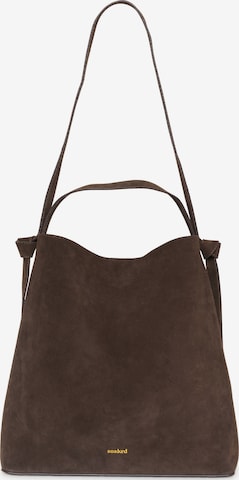 SOAKED IN LUXURY Shopper 'SLCalilje' in Bruin: voorkant