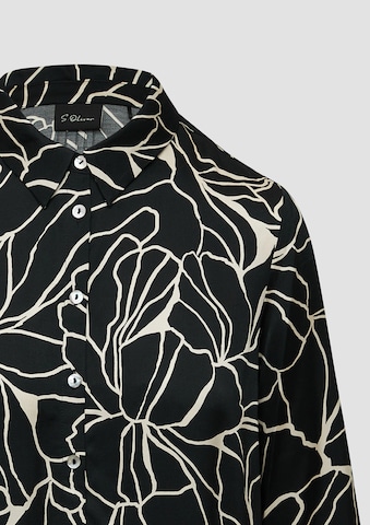 Chemisier s.Oliver BLACK LABEL en noir
